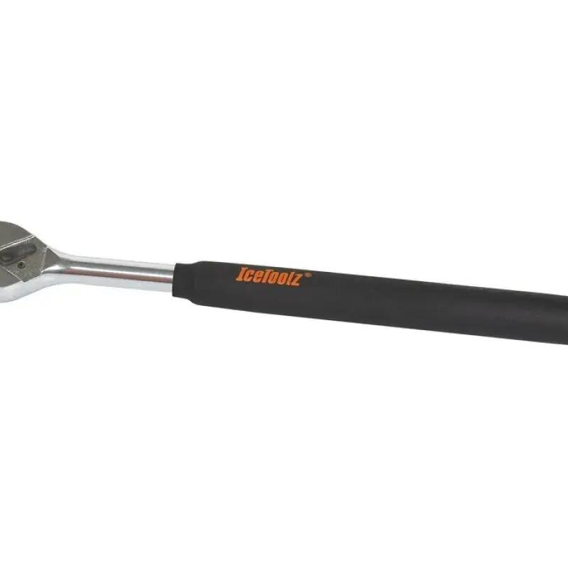Buzaglo IceToolz 1/2" extra long ratchet wrench 395 mm
