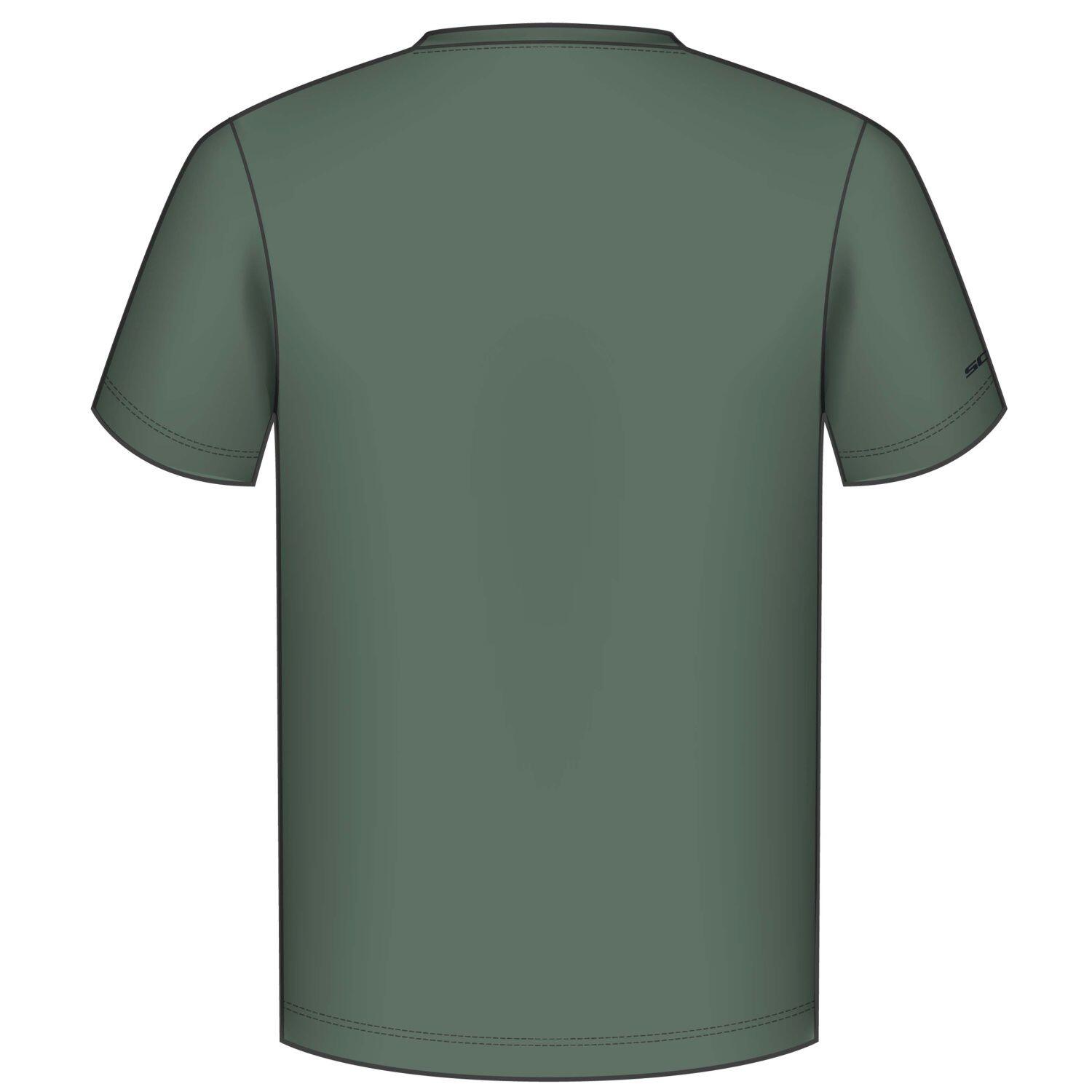 Camiseta de hombre Scott MS DEFINED DRI SS verde 2/3