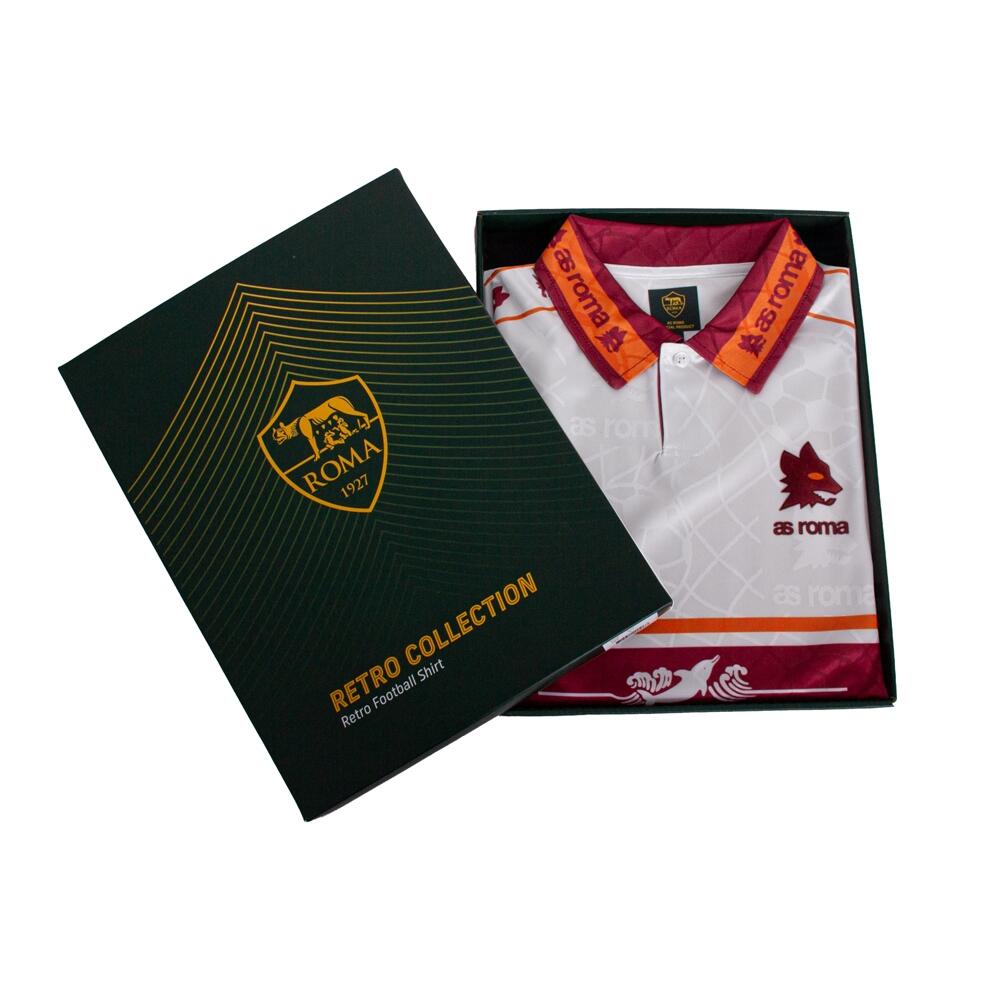 Camiseta de fútbol retro – Hombre – AS Roma 1994–95 Visitante – Blanco 7/7