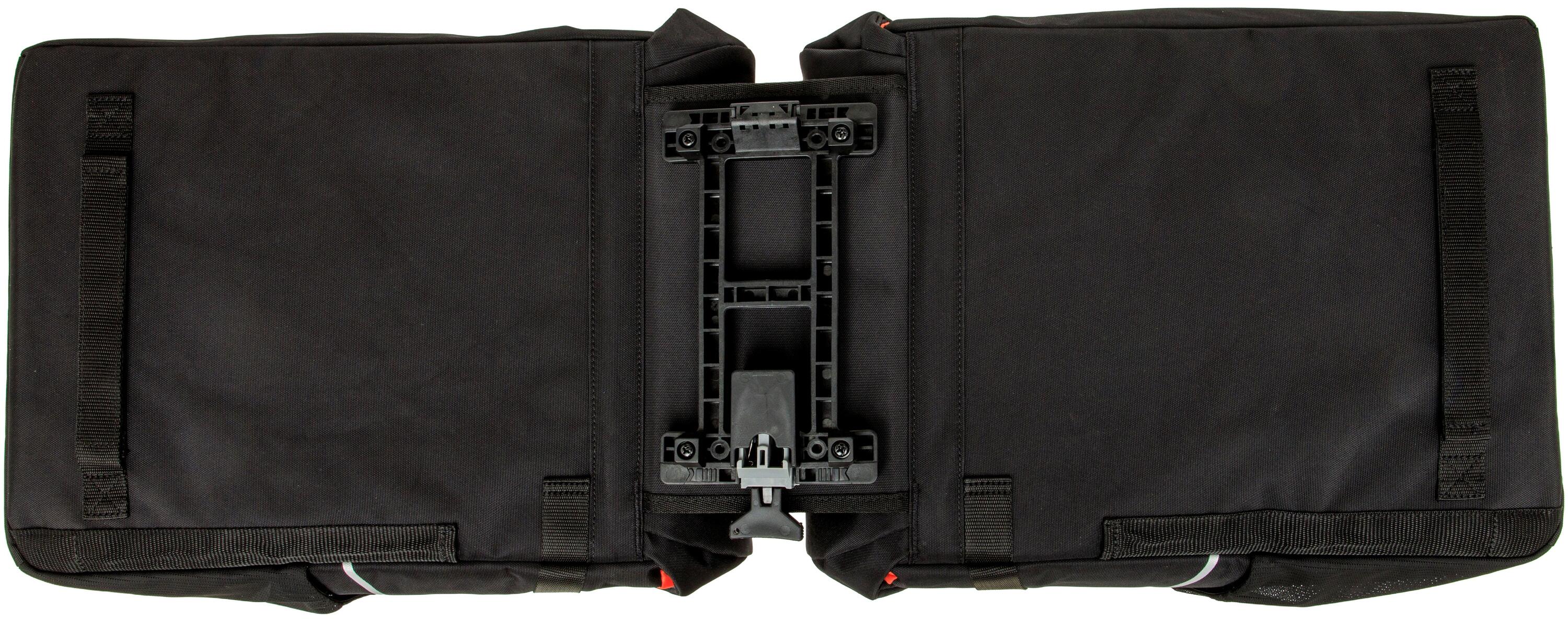 Fahrrad-Doppelpacktasche Vigo Double MIK 2.0, schwarz-orange 3/6