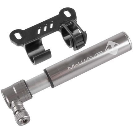 M-WAVE Air Midget mini pompka ręczna aluminium srebrna