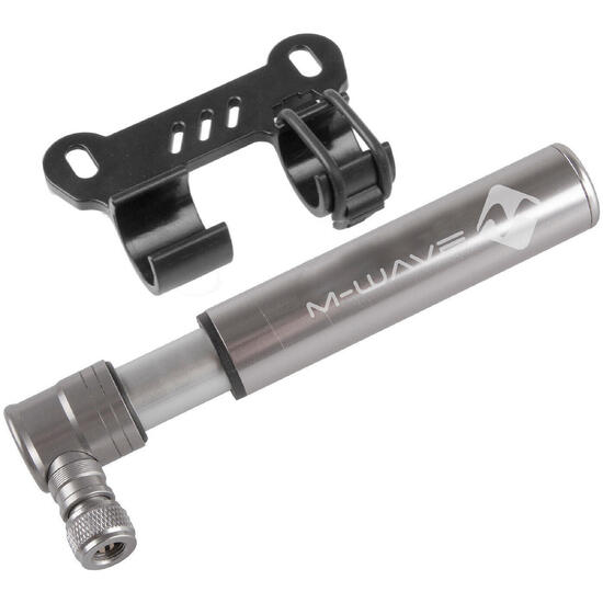 M-WAVE Air Midget mini pompka ręczna aluminium srebrna