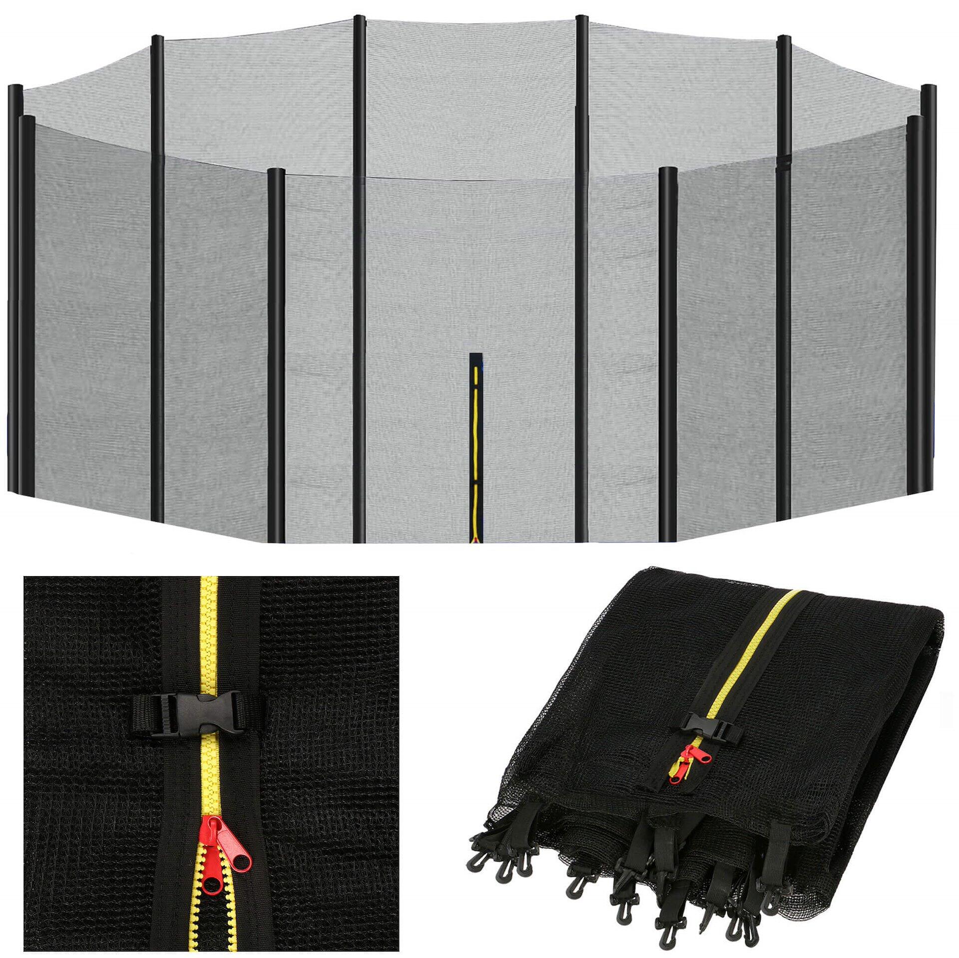 Siatka do trampoliny Springos zewnętrzna 15FT 460 cm 10 słupków 3/7