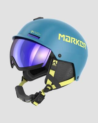 Helm marker vijo+ jr blauw geel