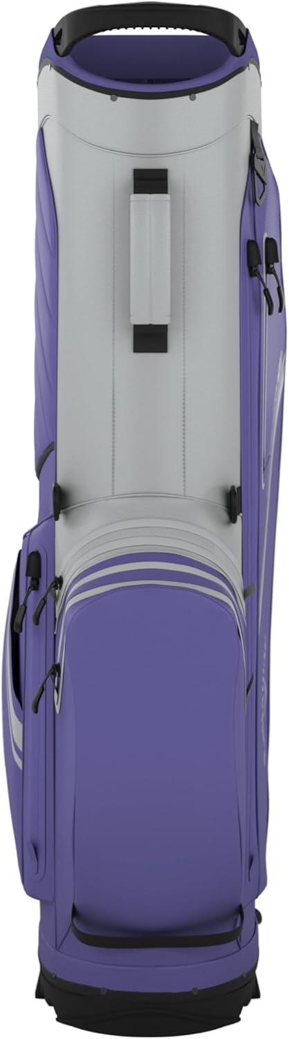 Callaway Chase Dry 2026 Bolsa Trípode de Golf, Morado/Plata 3/4