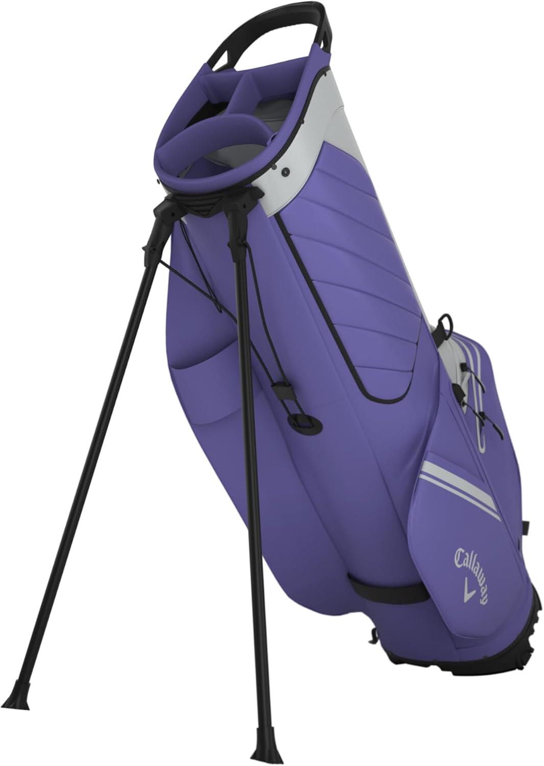 Callaway Chase Dry 2026 Bolsa Trípode de Golf, Morado/Plata 4/4