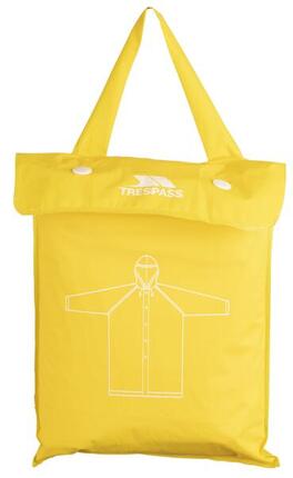 Trespass It May Rain - Unisex Packaway regenjas geel
