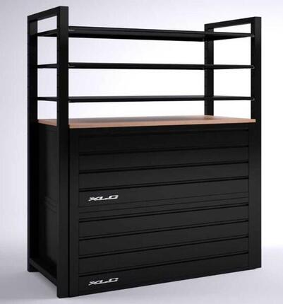 XLC Werkstattschrank 1250 Schwarz RAL9005