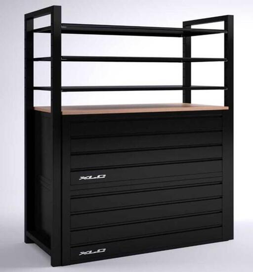 XLC Werkstattschrank 1250 Schwarz RAL9005