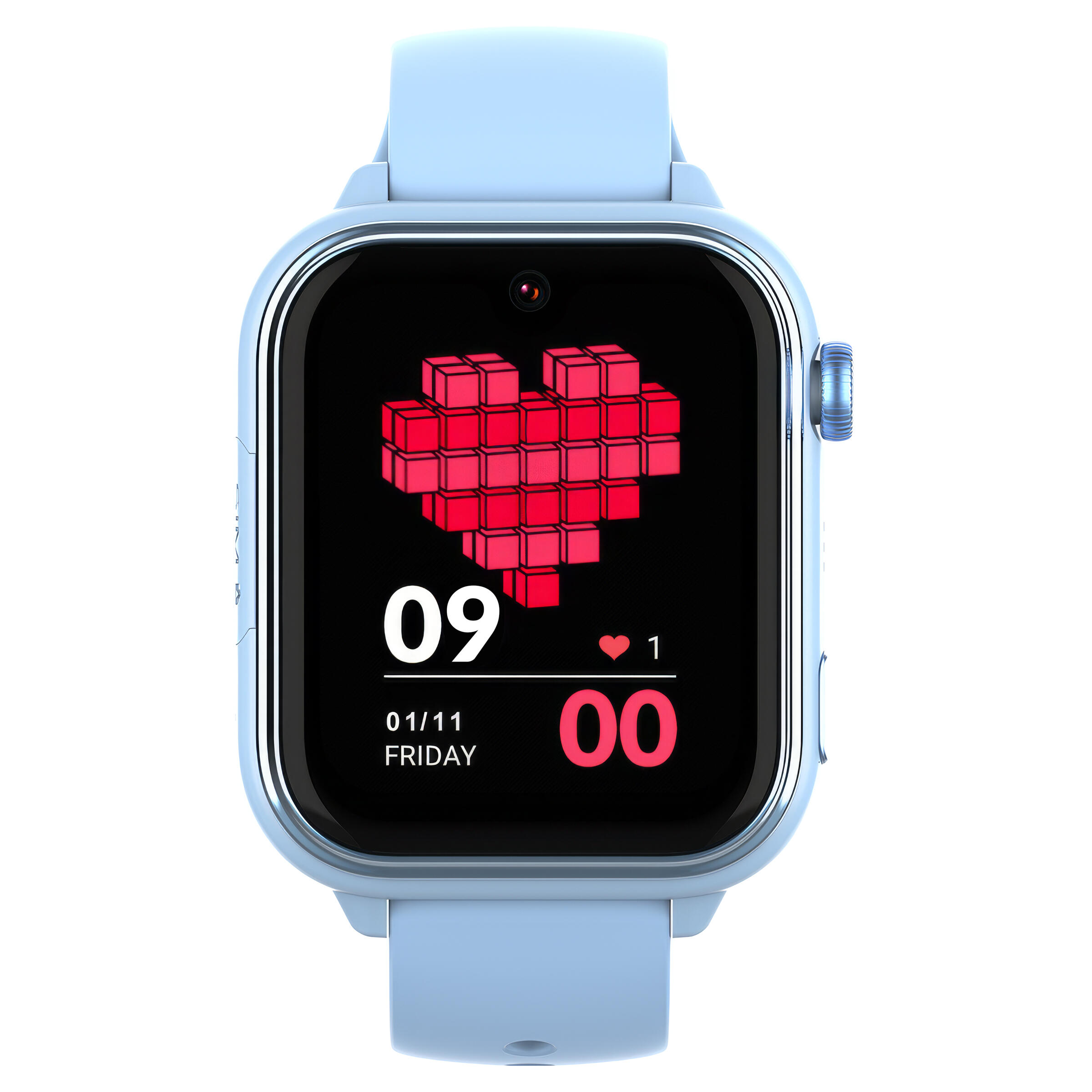 Smartwatch Kiano Alpha Kid Niebieski, 19 aplikacji, GPS, Aparat, GPS, Wi-Fi 5/7