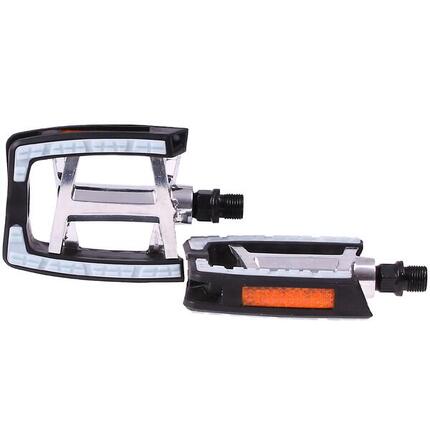 Pedały rowerowe aluminiowe Profex Slim uniwersalne antypoślizgowe