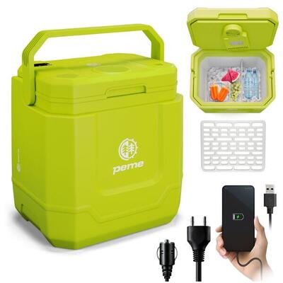 Frigo Portatile Peme Ice-on Trip 33 L per campeggio con altoparlante bluetooth