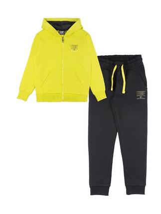 Survêtement d'hiver pour enfant Leone 1947 Neon avec capuche et zip