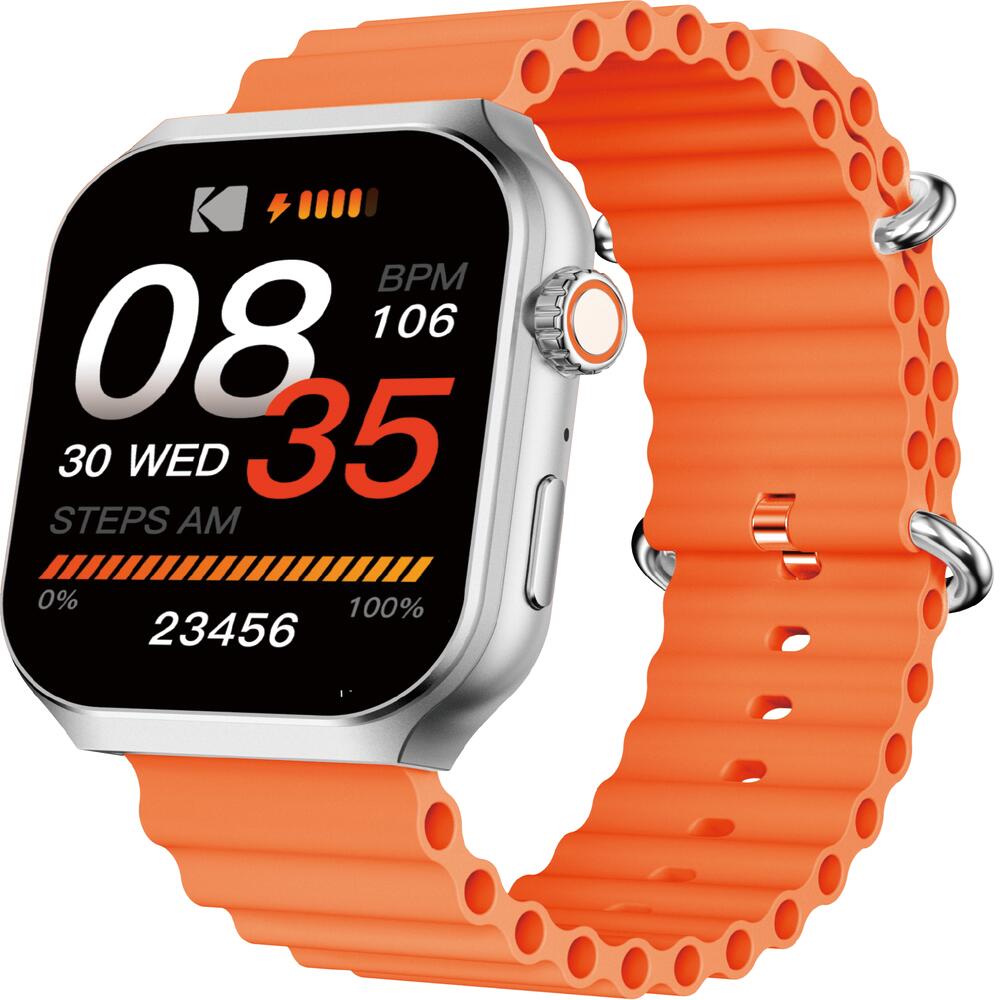 KODAK SW-7210 Smartwatch Noir - Écran 2,01" HD Tactile, Bluetooth, HR & SpO2 1/2