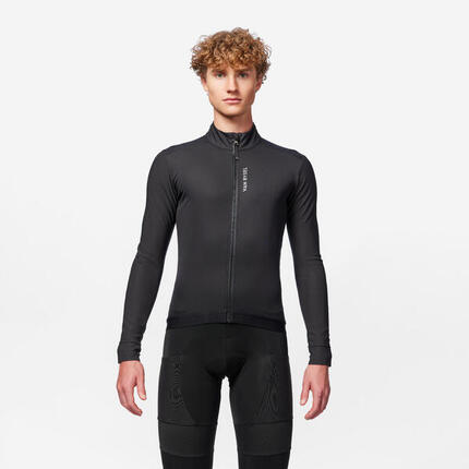 Seconde vie - Veste vélo route hiver homme racer 2 homme - noir - TRÈS BON