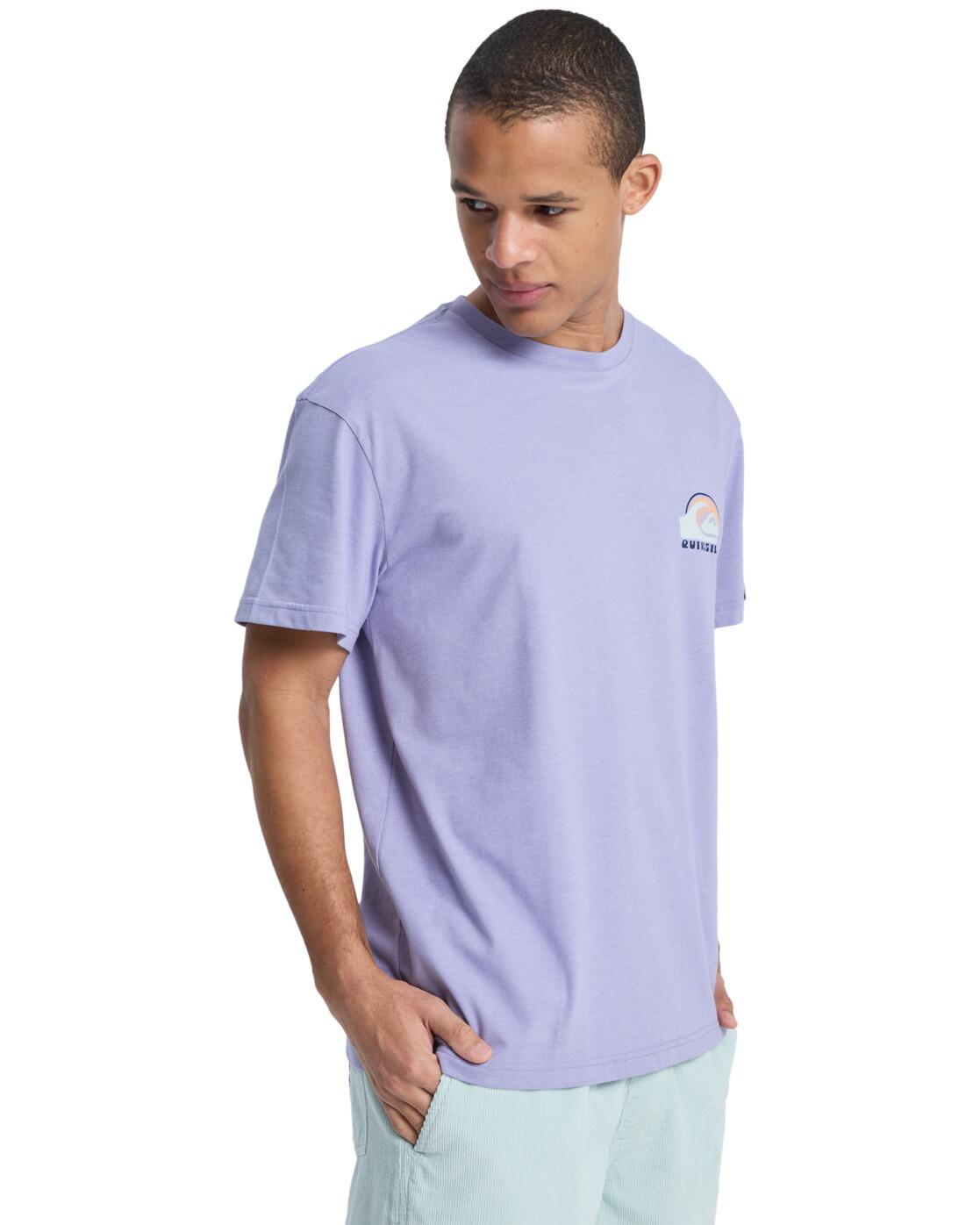 T-Shirt HELLBENDER Lila Herren 3/4