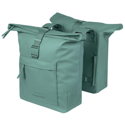 BASIL Brooklyn Podwójna torba na rower 41 L PET z recyklingu wodoodporna