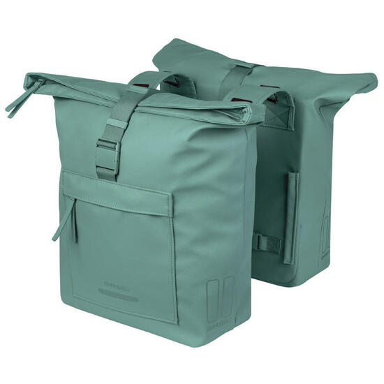 BASIL Brooklyn Podwójna torba na rower 41 L PET z recyklingu wodoodporna