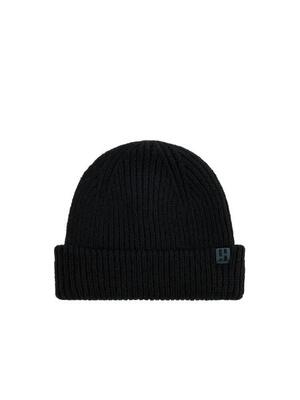Poederbaas fisherman beanie - black