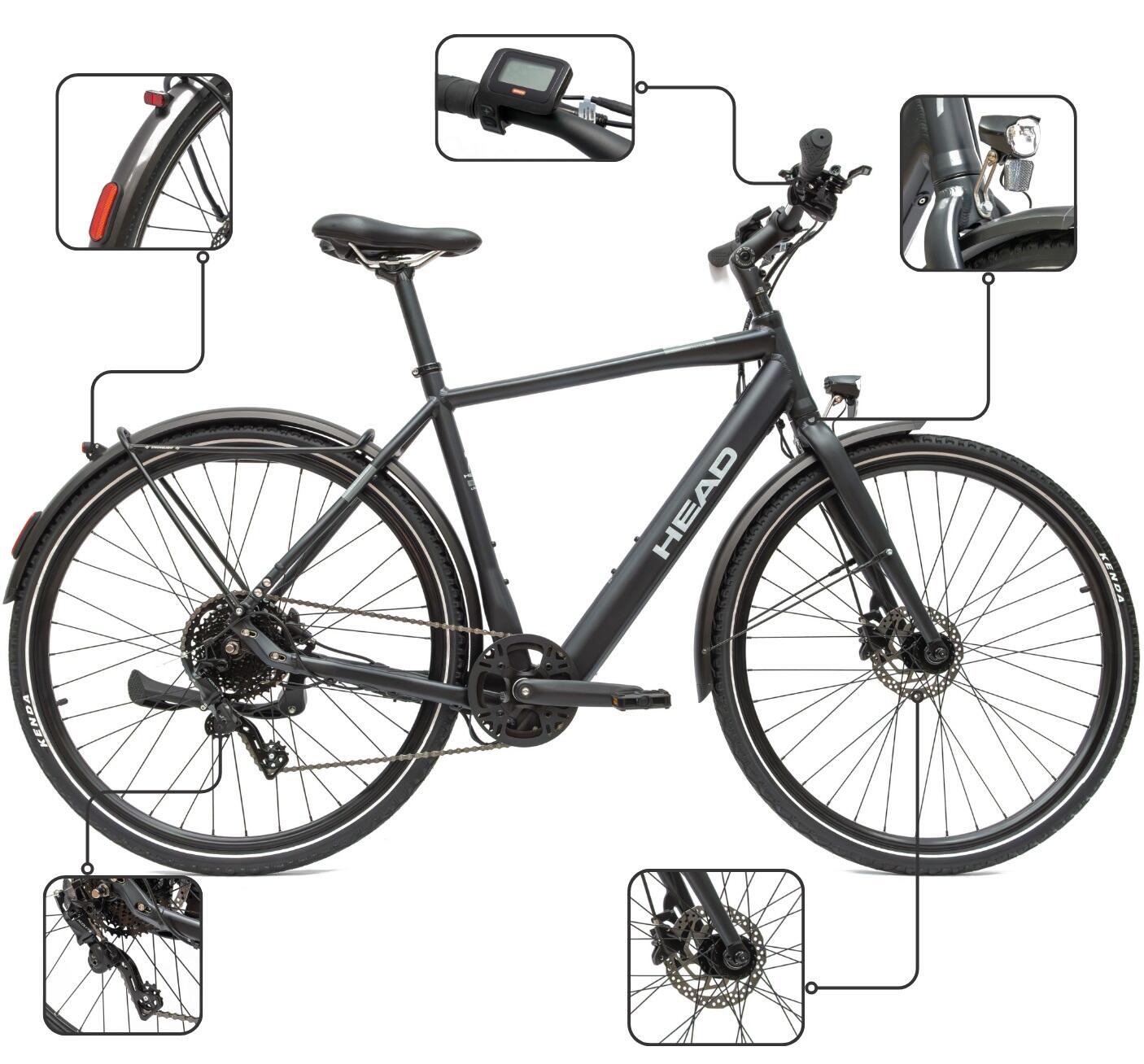 Rower Elektryczny Trekkingowy HEAD Neo Koła 28" 3/7