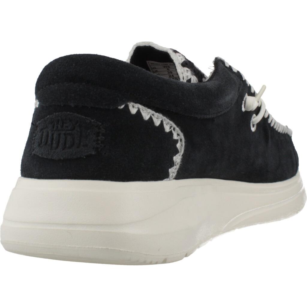Zapatos Casual Mujer Hey Dude Wendy Comf Suede Crochet 3/5
