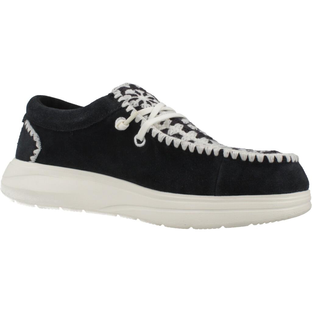 Zapatos Casual Mujer Hey Dude Wendy Comf Suede Crochet 5/5