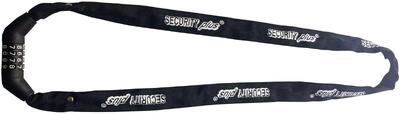 SECURITY Plus ZKS 120 lucchetto a catena con combinazione 120 cm nero