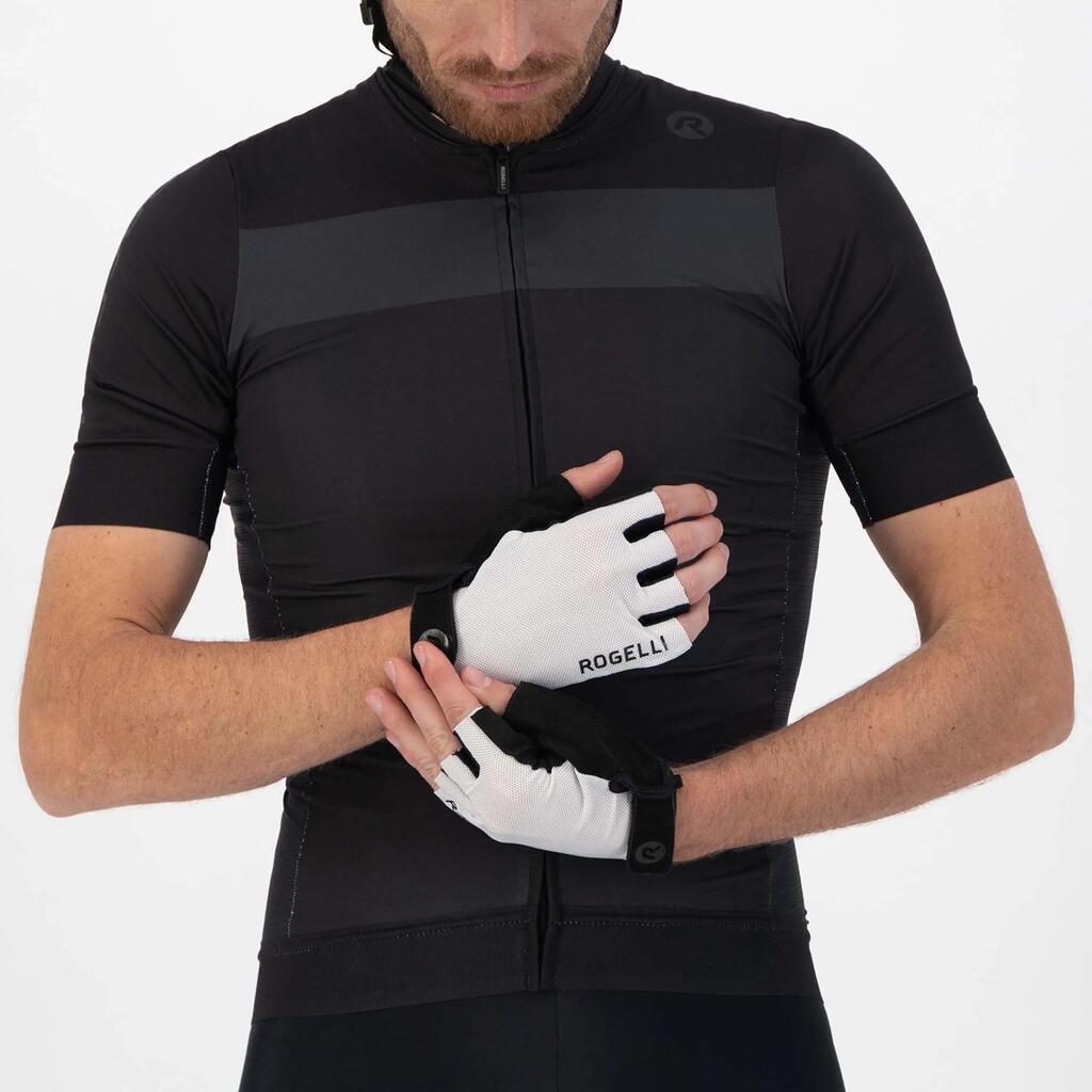 Cycling Gloves Men Core White