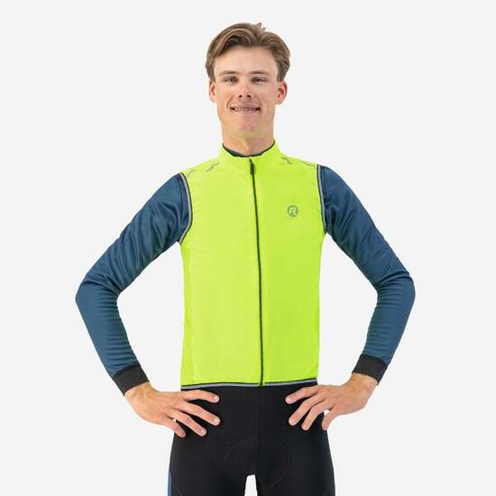 Gilet sans manches coupe-vent vélo homme Core