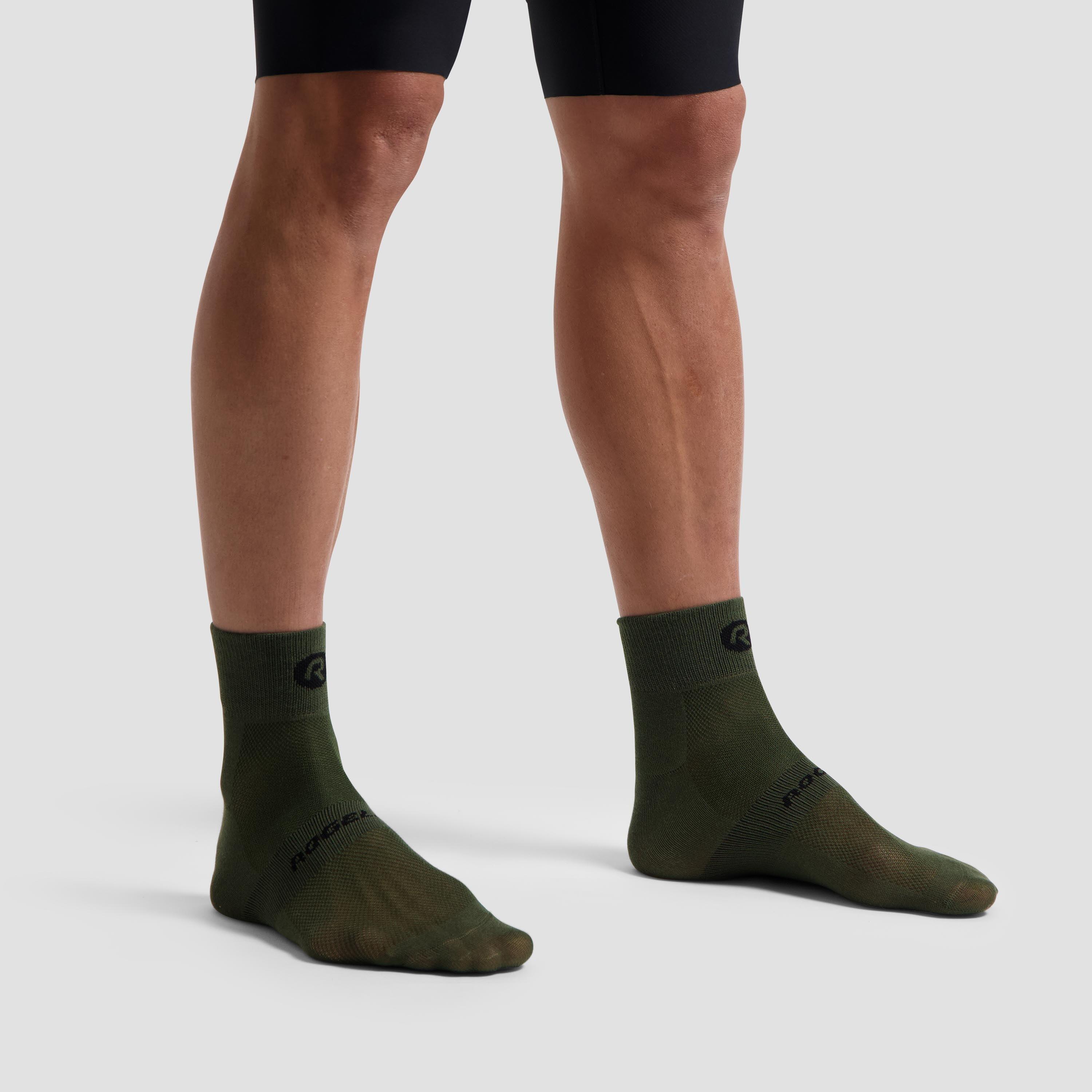 Wielrennen Fietssokken Heren en Dames 3-pack Naadloos Core 6/7