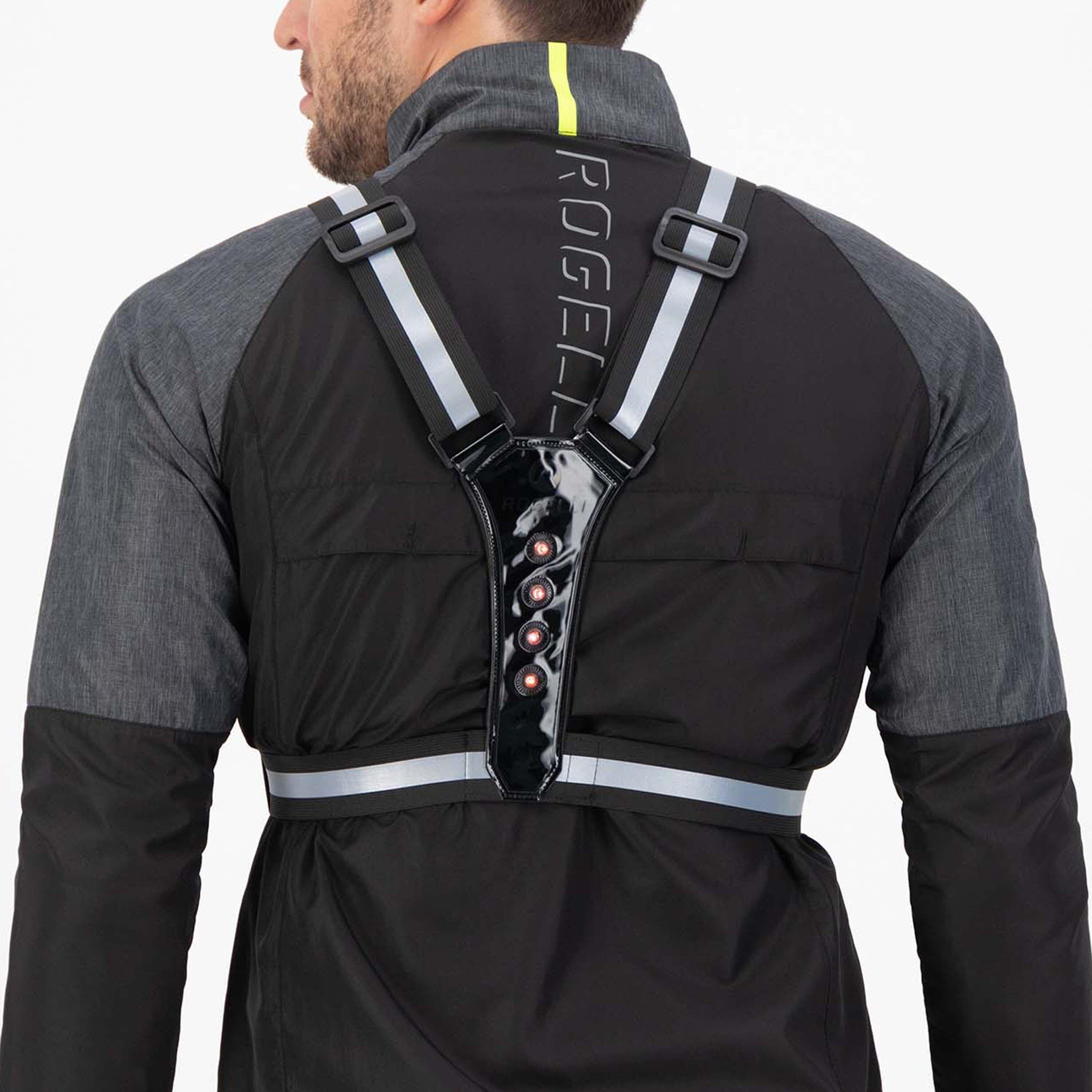 Hardloop Verlichting - Reflecterend LED Hardloopvest - Zwart 4/7