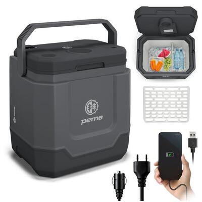 Frigo Portatile Peme Ice-on Trip 33 L per campeggio con altoparlante bluetooth