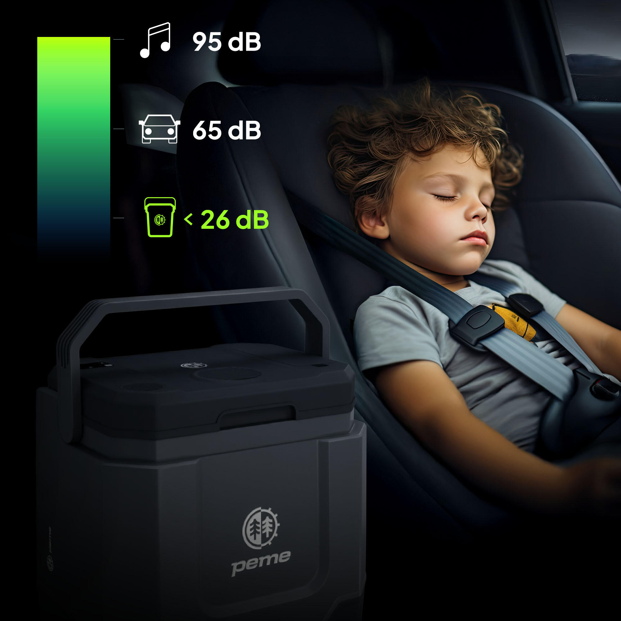 Glaciere électrique de camping Peme Ice-on Trip 33 L avec Bluetooth enceinte 7/7