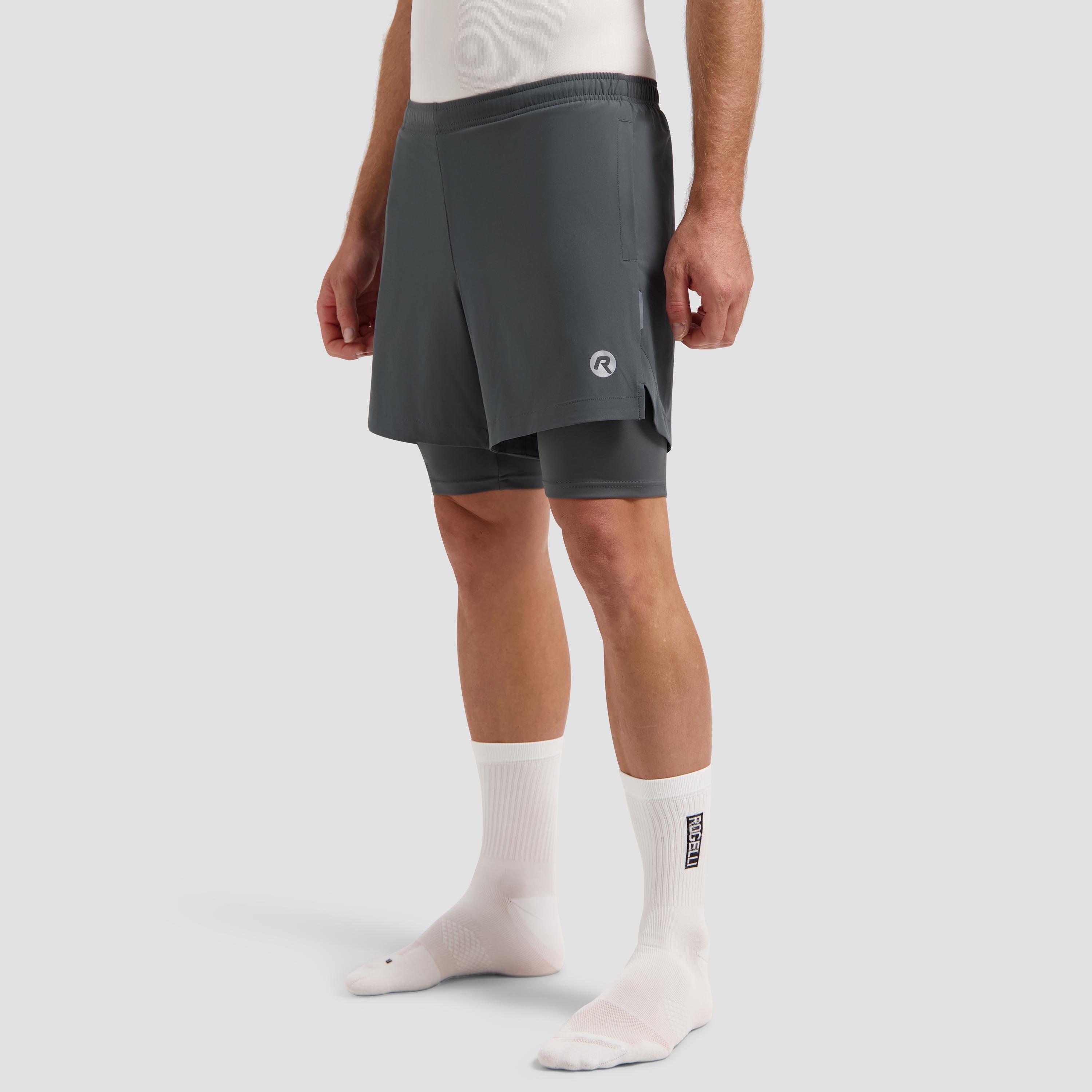 Essentials heren Hardloopshort met trekkoord in de