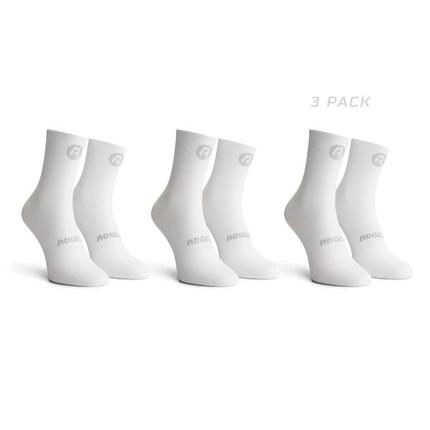 Radsport Fahrradsocken Herren und Damen 3er-Pack - Nahtlos - Schwarz - Core