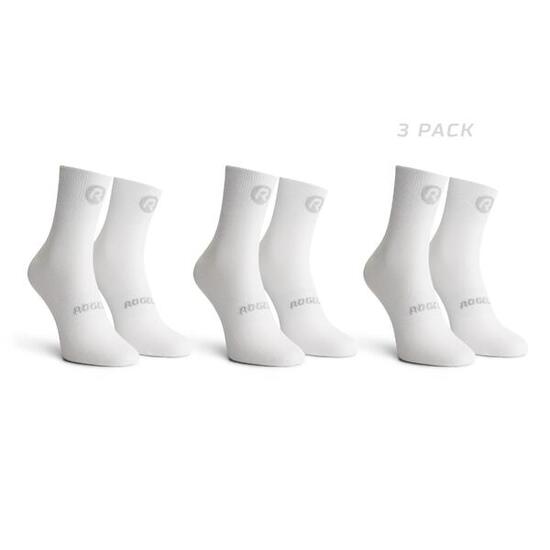 Radsport Fahrradsocken Herren und Damen 3er-Pack - Nahtlos - Schwarz - Core