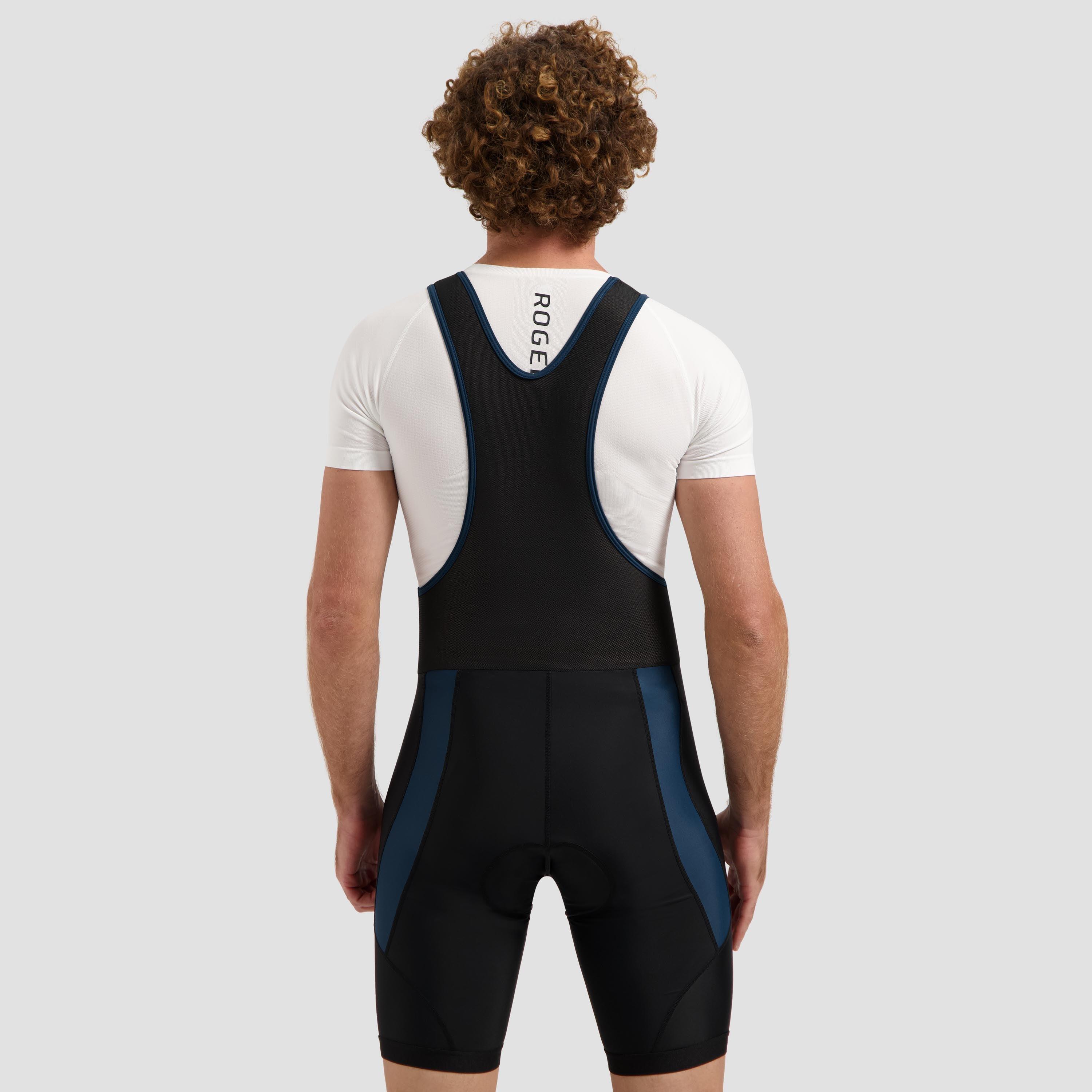 Korte Fietsbroek Heren met Bretels Core Colored 4/7