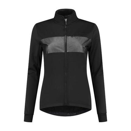 Fahrrad Winterjacke Rennrad Damen Schwarz Attq