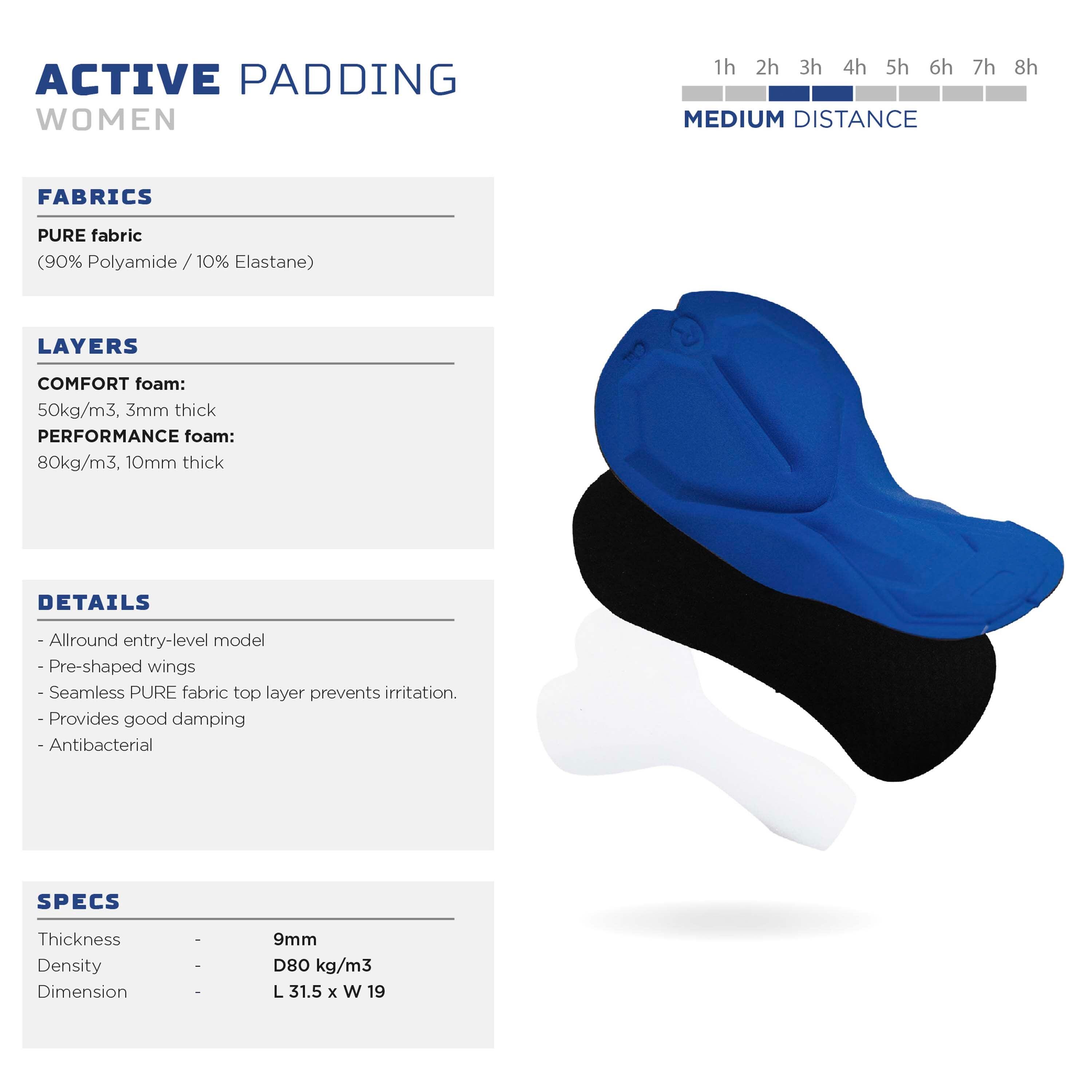 Pantaloni corti da ciclismo Donne - Core 6/7