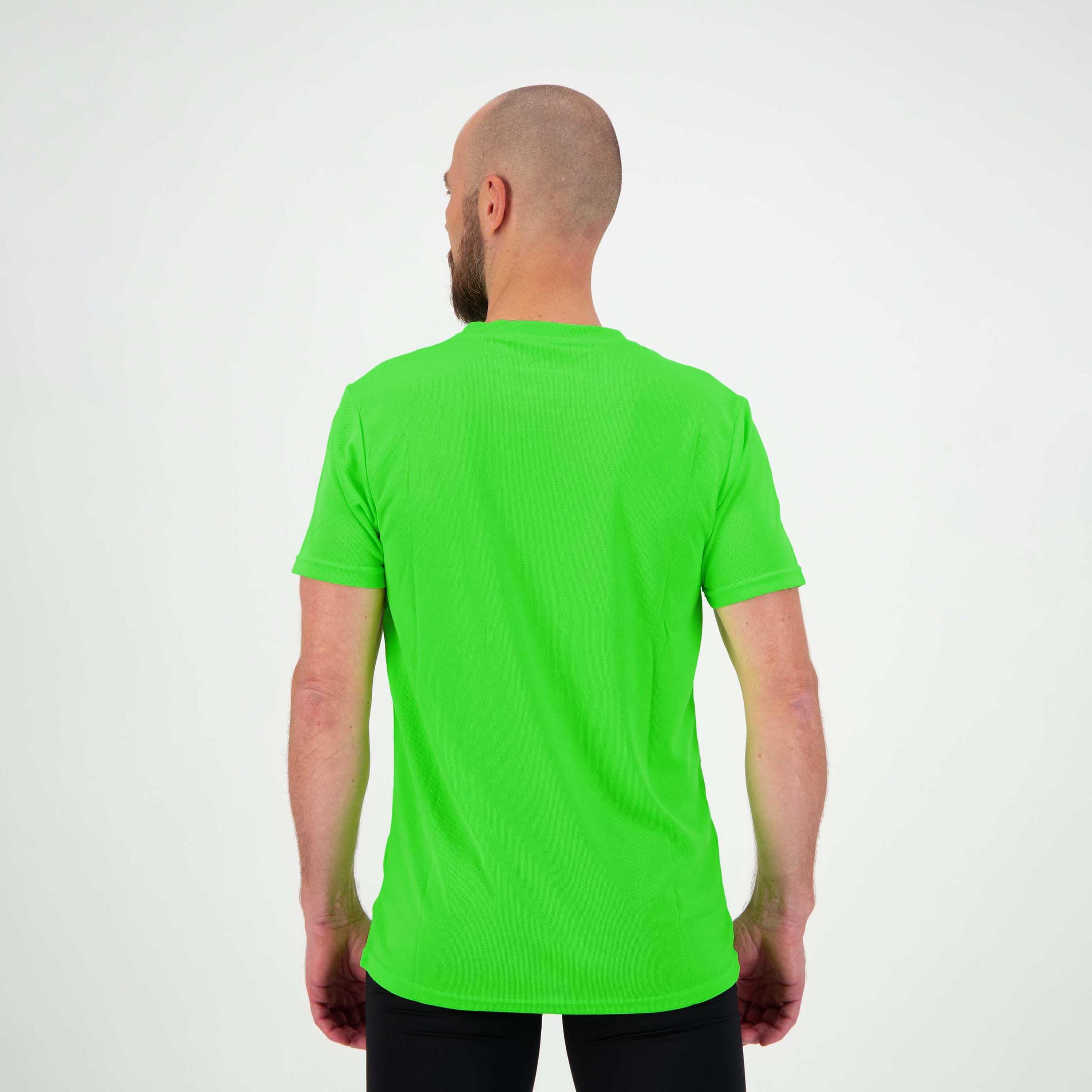 Hardloopshirt Korte Mouwen Heren T-Shirt Hardlopen Groen 4/7