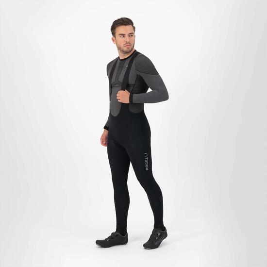 Lange Fietsbroek Met Bretels Heren Essential