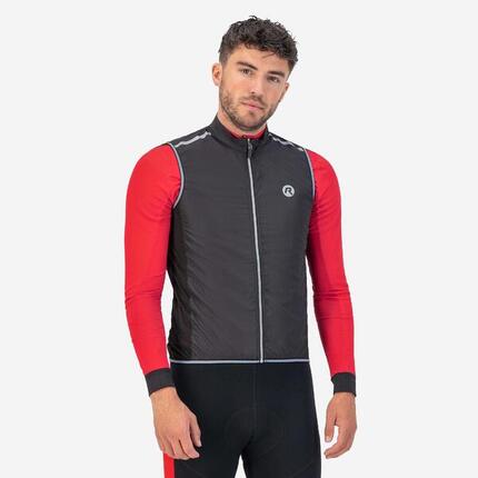 Gilet sans manches coupe-vent vélo homme Core noir