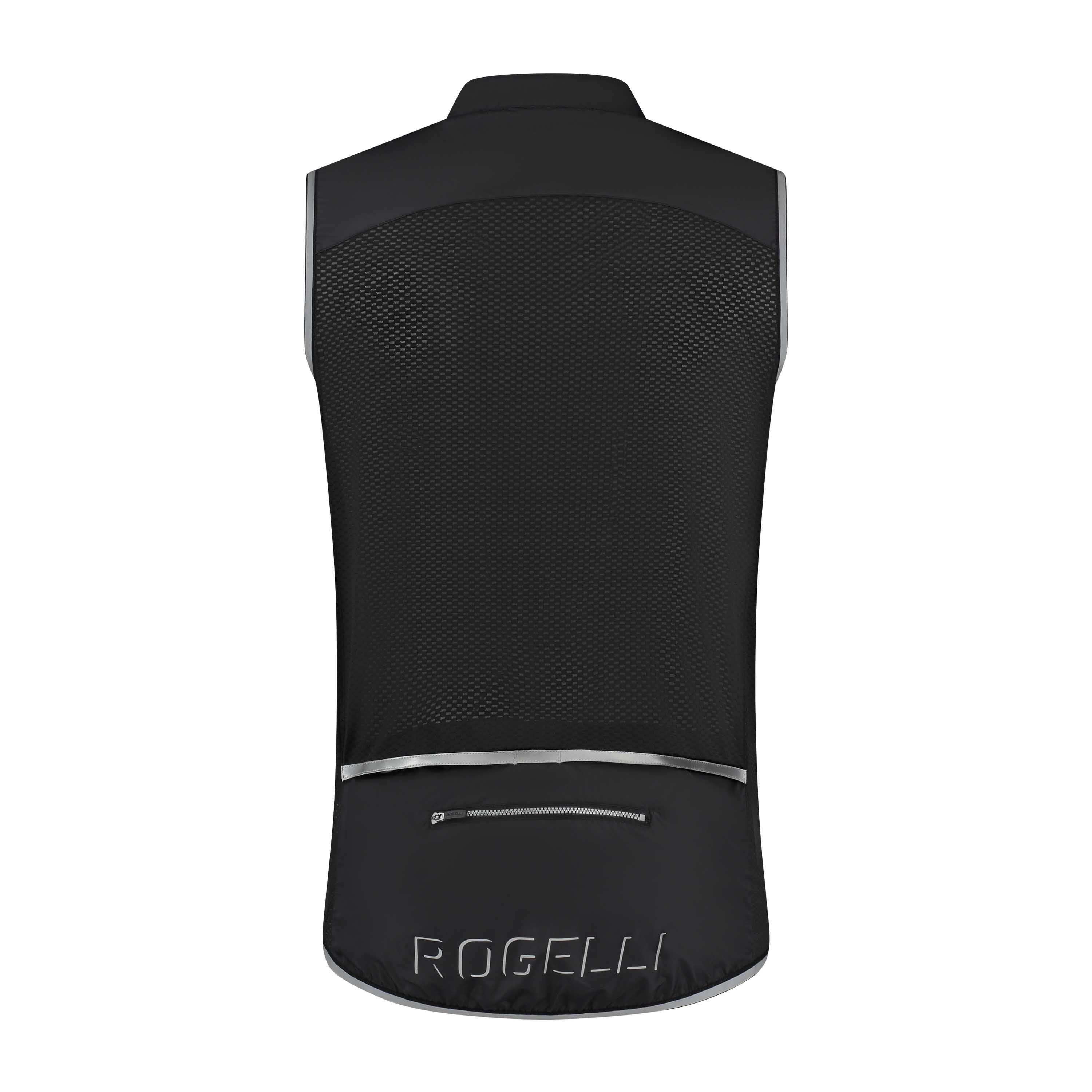Mouwloos Windjack Winddicht Fietsvest Heren Core Zwart 3/7