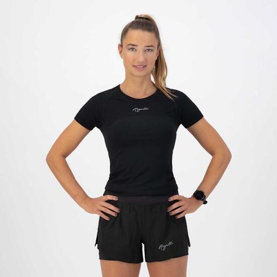 Hardloopshirt Ademend Sportshirt Korte Mouwen Dames Essential