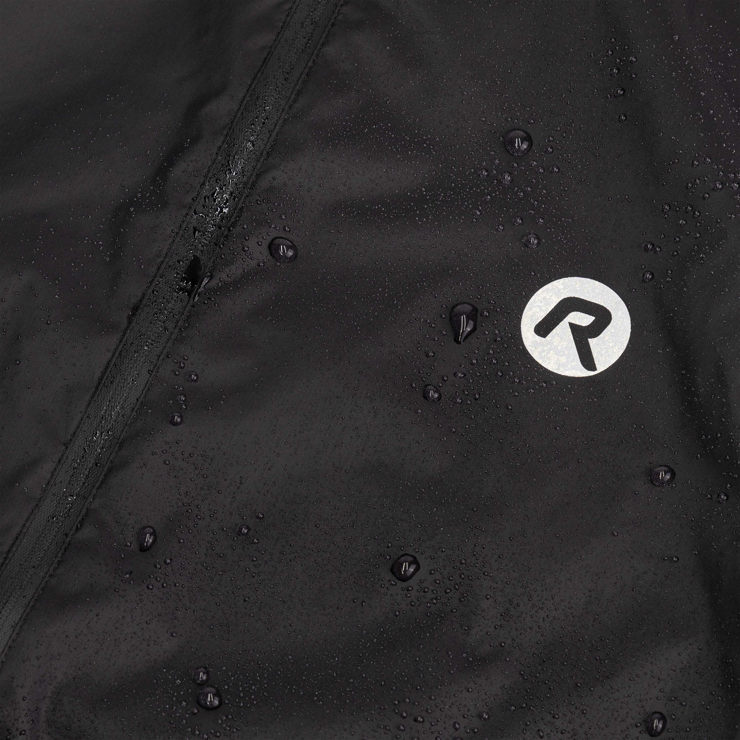 Coupe Pluie Vélo Route Manches Longues Homme Core Noir 6/7
