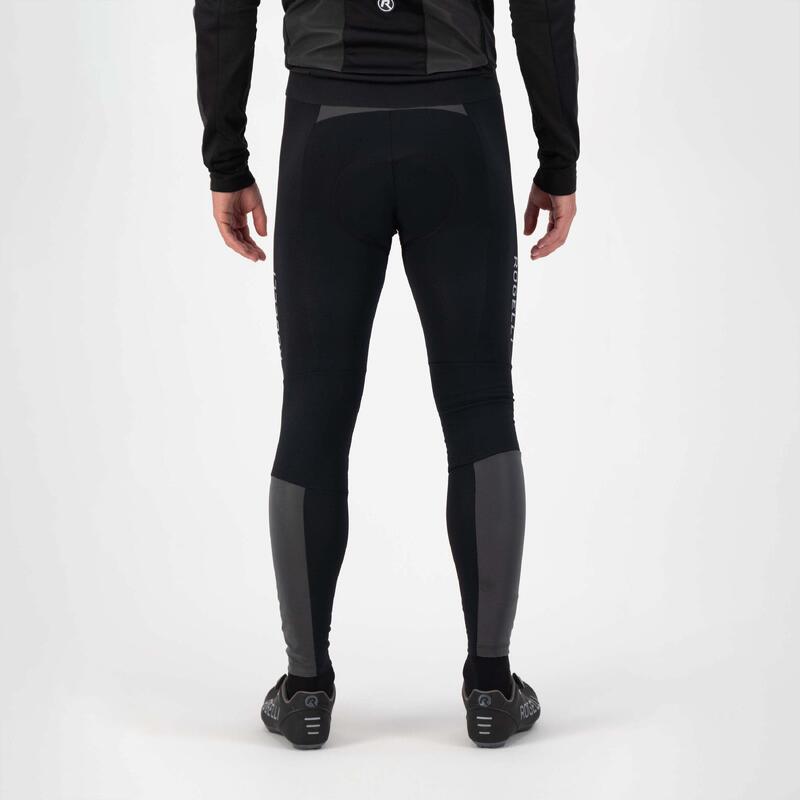 Středně hřejivé cyklokalhoty Rogelli ESSENTIAL HI VIS s gelovou výstelkou