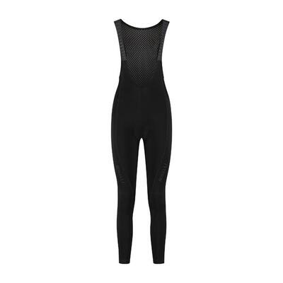 Lange fietsbroek met bretels dames essential