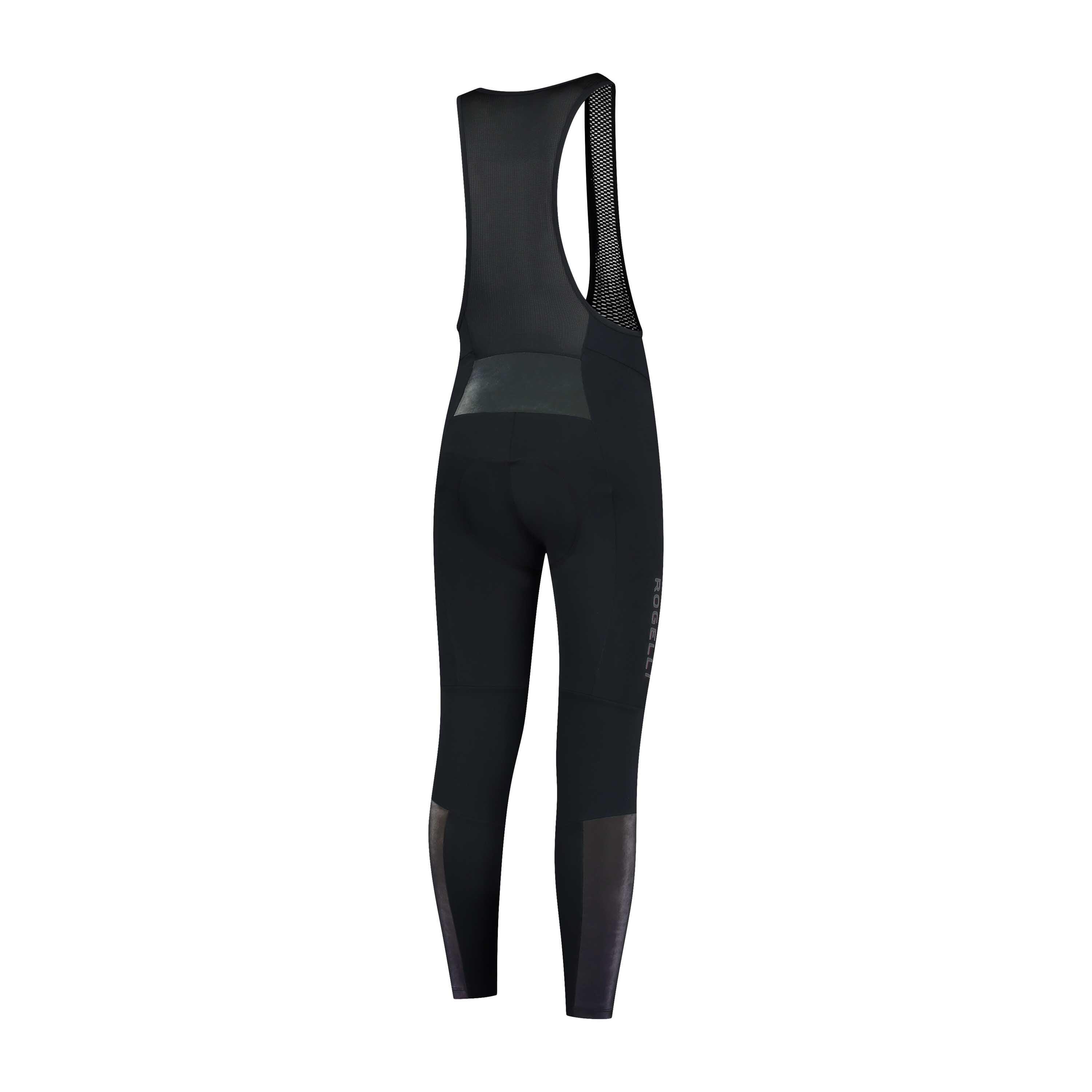Spodnie rowerowe męskie Rogelli Essential  HiVis z wkładką żelową 3/7
