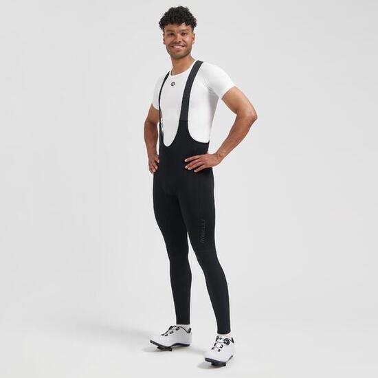 Pantaloni lunghi da ciclismo Uomo con bretelle e fondello Essential II