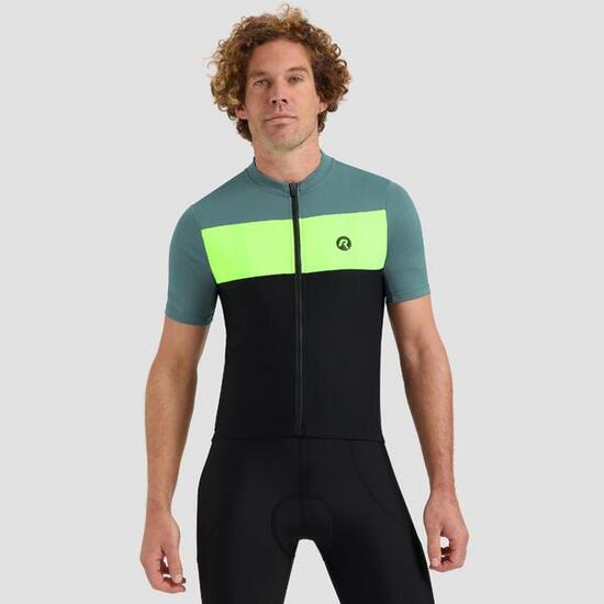 Maillot Manches Courtes Velo Homme - Core Block